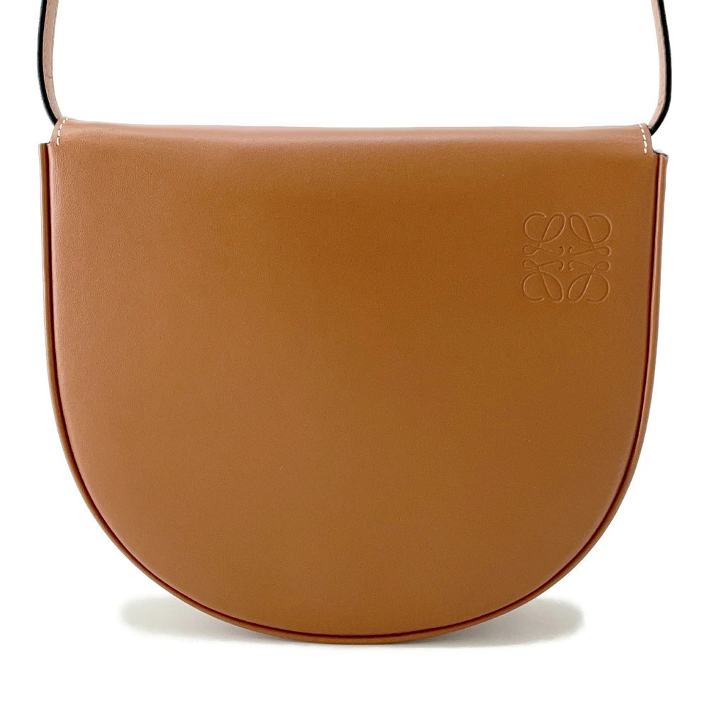 Loewe Shoulder Bag Anagram Heel Leather